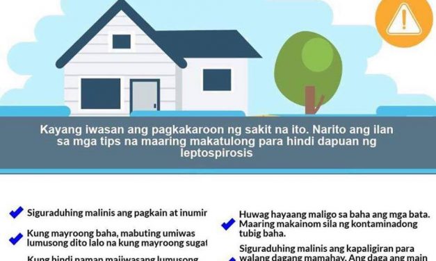 Mga dapat malaman hinggil sa LEPTOSPIROSIS