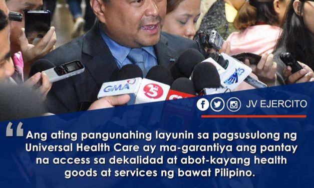 Sen. JV Ejercito on Universal Health Care