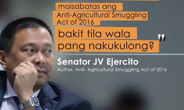 Senator JV on Anti-Smuggling